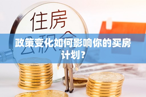 金堂政策变化如何影响你的买房计划？