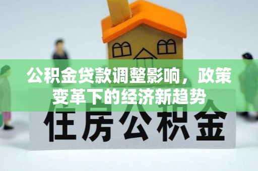 金堂公积金贷款调整影响，政策变革下的经济新趋势