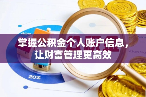 金堂掌握公积金个人账户信息，让财富管理更高效