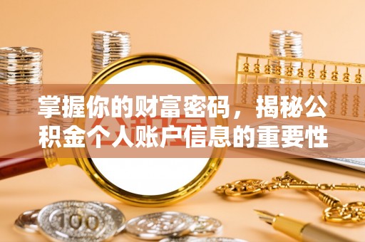 金堂掌握你的财富密码，揭秘公积金个人账户信息的重要性