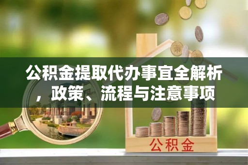 金堂公积金提取代办事宜全解析，政策、流程与注意事项