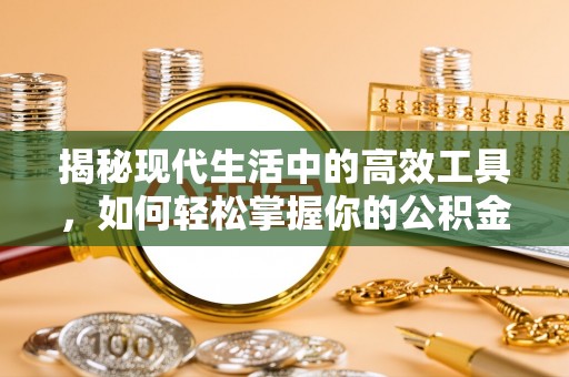 金堂揭秘现代生活中的高效工具，如何轻松掌握你的公积金查询方式