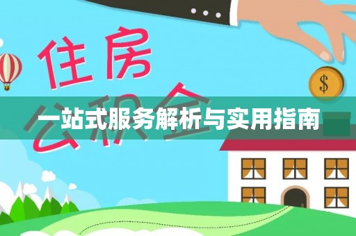 金堂一站式服务解析与实用指南