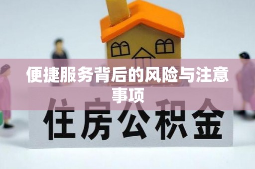 金堂便捷服务背后的风险与注意事项