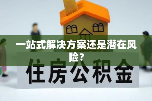 金堂一站式解决方案还是潜在风险？